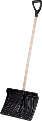 

Лопата для уборки снега, КрепышОК пластиковая с черенком