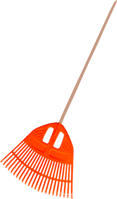 

Грабли, Веерные 23 зуба пластиковые с черенком