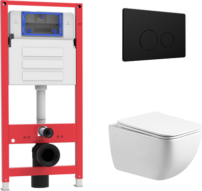 

Инсталляция с унитазом подвесным, OL-MQ1216R22-MB