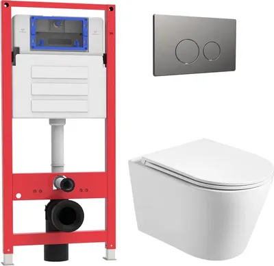 

Инсталляция с унитазом подвесным, OL-MQ6016R22-BGM