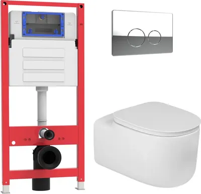 

Инсталляция с унитазом подвесным, OL-MQG27R22-CR