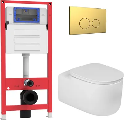 

Инсталляция с унитазом подвесным, OL-MQG27R22-BG