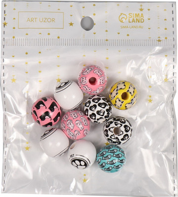 

Набор бусин декоративных, Кошачьи радости / 10715308