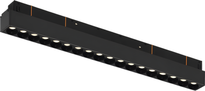 

Трековый светильник, Vision 4822-002-L350-18W-38DG-3000K-BK