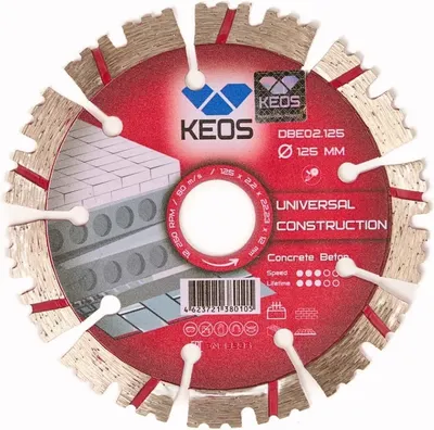 

Отрезной диск алмазный, Eco 125мм / DBE02.125