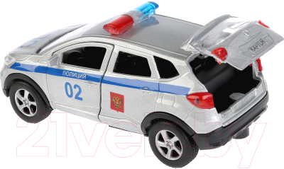 Автомобиль игрушечный Технопарк Renault Kaptur. Полиция / SB-18-20-RK-P-WB