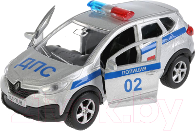Автомобиль игрушечный Технопарк Renault Kaptur. Полиция / SB-18-20-RK-P-WB