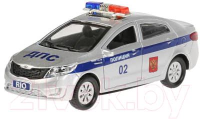 Автомобиль игрушечный Технопарк Kia Rio. Полиция / RIO-POLICE