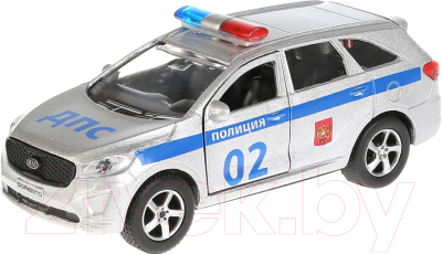Автомобиль игрушечный Технопарк Kia Sorento Prime. Полиция / SB-17-75-KS-P-WB