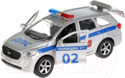 Автомобиль игрушечный Технопарк Kia Sorento Prime. Полиция / SB-17-75-KS-P-WB