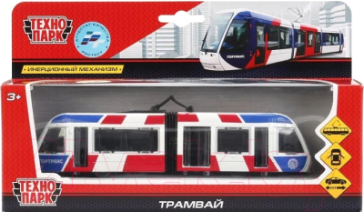 Трамвай игрушечный Технопарк SB-17-51-WB(NO IC)