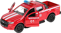 Автомобиль игрушечный Технопарк Ford Ranger Пикап пожарный / SB-18-09-FR-F - 