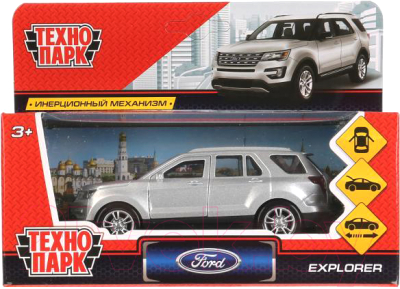 Автомобиль игрушечный Технопарк Ford Explorer / EXPLORER-SL (серебристый)