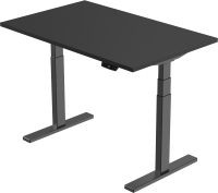 Письменный стол Smartstol 120x80x3.6 (черный) - 