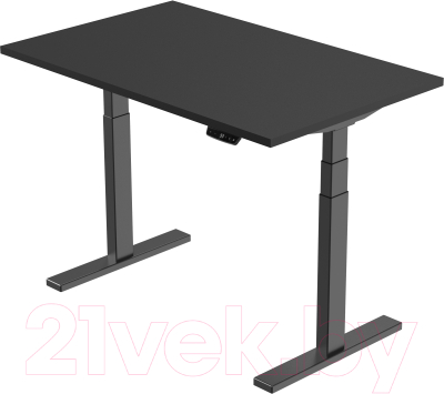 Письменный стол Smartstol 120x80x3.6 (черный)