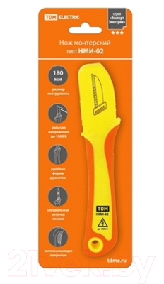 Нож электромонтажный TDM SQ1003-0107