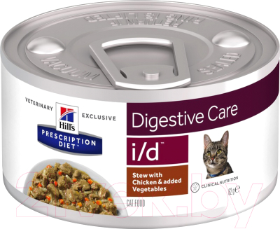 

Корм для кошек Hill's, Prescription Diet i/d Digestive Care Stew with Chicken & Veg.