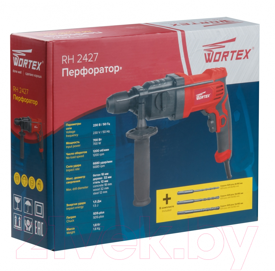 Перфоратор Wortex RH 2427 (RH242700025)