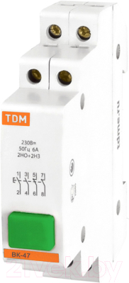 Кнопка на DIN-рейку TDM SQ0214-0006