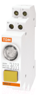 Кнопка на DIN-рейку TDM SQ0214-0004