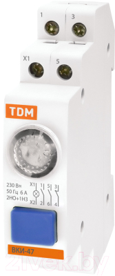 Кнопка на DIN-рейку TDM SQ0214-0002