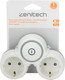 Блок розеточный Zenitech 16A 2X2P+E / 191904 (белый/серый) - 