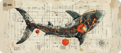 

Коврик для мыши, Shark / CS-MP-COR03XXL