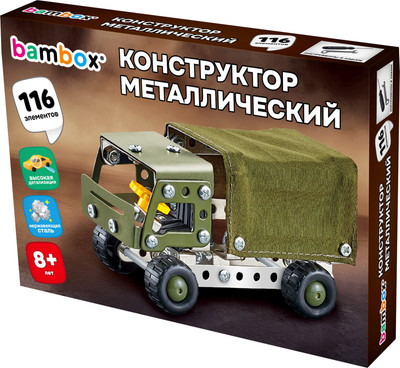 Конструктор BamBox Военный грузовик / 666362