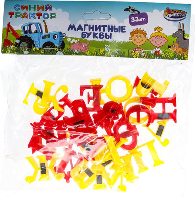

Развивающий игровой набор, Магнитные буквы Синий Трактор / B1023792-BTR