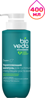 

Шампунь для волос, Bioveda Укрепляющий для густоты и стимуляции роста