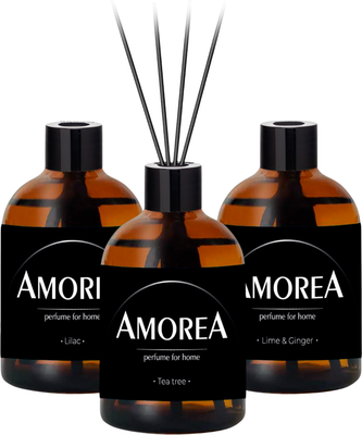 

Ароматический набор, Amorea Сирень+Чайное дерево+Лайм+Имбирь