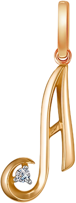 

Подвеска из красного золота, П3213-299К14