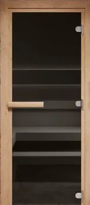 

Стеклянная дверь для бани/сауны, Стандарт 180х70