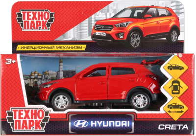 Автомобиль игрушечный Технопарк Hyundai Creta / CRETA-RD