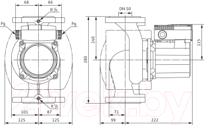 Циркуляционный насос Wilo TOP-S50/10 DM PN6/10 (2165532)