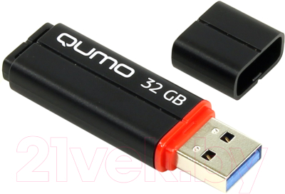 Usb flash накопитель Qumo Speedster 32GB 3.0 Black / QM32GUD3-SP