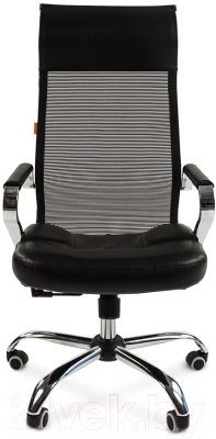 Кресло офисное Chairman 700 (экопремиум/сетка, черный)