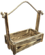 Ящик декоративный KraftHouse С джутовой ручкой 25x15x27 / 2041290495303 (обожженный) - 