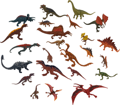 

Набор фигурок коллекционных, Динозавры и доисторические животные KW0014