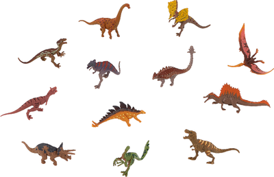 

Набор фигурок коллекционных, Динозавры и доисторические животные / KW0013