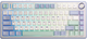 Клавиатура Aula F75 (фиолетовый/бежевый/зеленый/Gray Switches) - 