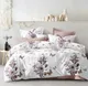 Комплект постельного белья Luxsonia Нежный букет Поплин 1.5сп 70x70 / Ви26-0324/220 (на резинке) - 