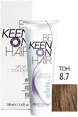 Изображение товара Крем-краска для волос KEEN Velvet Colour 8.7