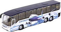 Автобус игрушечный Технопарк Аэропорт / CT10-025(SB) - 