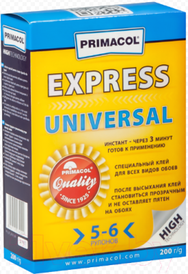 Клей для обоев Primacol Express Универсальный (200г)