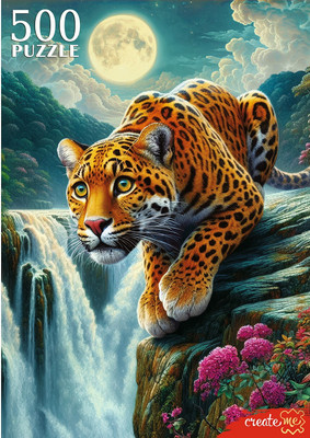 

Пазл, Леопард и луна / Ф500-2740