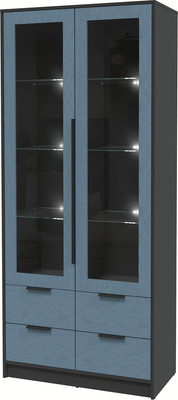 

Шкаф с витриной, Концепт КТ-ШВ2 с подсветкой Глосс