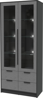 

Шкаф с витриной, Концепт КТ-ШВ2 с подсветкой Глосс