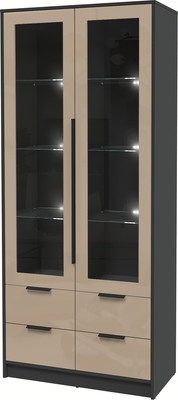 

Шкаф с витриной, Концепт КТ-ШВ2 с подсветкой Глосс