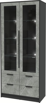 

Шкаф с витриной, Концепт КТ-ШВ2 с подсветкой Глосс